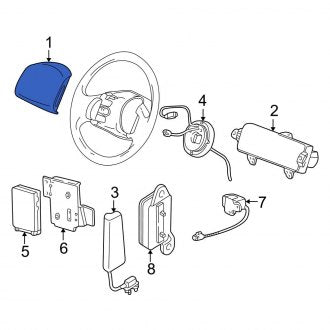 New OEM Steering Wheel Air Bag Fits, 1997 Ford Expedition - Part # F75Z15043B13AAA