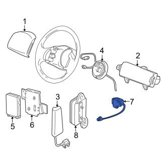 New OEM Left Air Bag Impact Sensor Fits, 1999 Ford Expedition - Part # XL1Z14B005AB