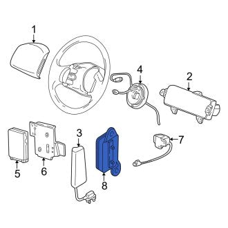 New OEM Left Air Bag Impact Sensor Fits, 2001-2002 Ford Expedition - Part # 1L1Z14B345AB