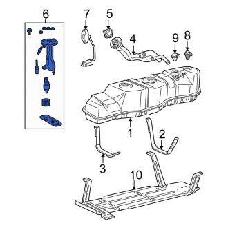 New OEM Fuel Sender and Hanger Assembly Fits, 1997-2002 Ford Expedition - Part # F75Z9H307ME