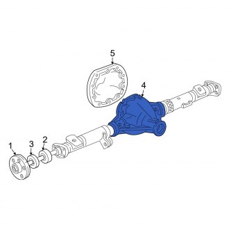 New OEM Rear Differential Housing Fits, 2010-2011 Ford Ranger - Part # AL5Z4010B