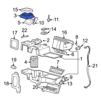 New OEM HVAC Air Inlet Housing Fits, 1995-2003 Ford Explorer - Part # F5TZ18K258A