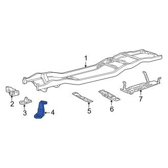 New OEM Rear Tow Hook Fits, 1998-2011 Ford Ranger - Part # F87Z17A954BA