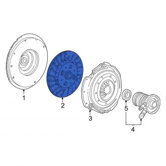 New OEM Transmission Clutch Friction Plate Fits, 2001-2011 Ford Ranger - Part # 7L5Z7550A