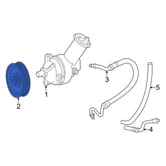New OEM Power Steering Pump Pulley Fits, 1997-2004 Ford Ranger - Part # YF1Z3A733AA