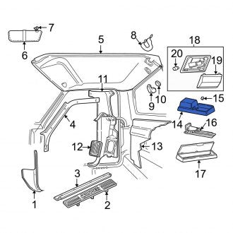 New OEM Floor Jack Cover Fits, 2000-2011 Ford Ranger - Part # XL5Z1045626AAB