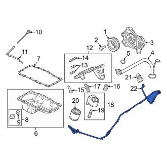 New OEM Engine Wiring Harness Fits, 2011-2012 Ford F-250 - Part # BC3Z6B018D