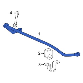 New OEM Front Suspension Stabilizer Bar Fits, 1999-2004 Ford F-250 - Part # F81Z5482GA