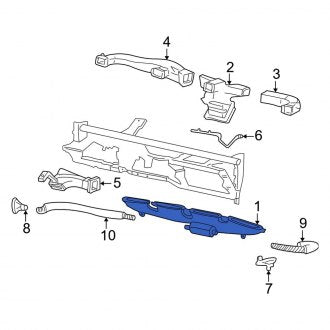 New OEM Front Windshield Defroster Nozzle Fits, 2000-2005 Ford Excursion - Part # 2C7Z18490AA