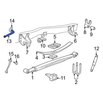 New OEM Rear Suspension Stabilizer Bar Fits, 1999-2004 Ford F-250 - Part # F81Z5A772AA