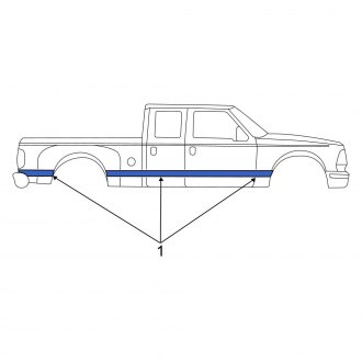 New OEM Right Body Decal Kit Fits, 1999 Ford F-250 - Part # F81Z26255A66AAB