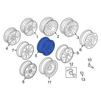 New OEM Wheel Fits, 2004-2010 Ford Explorer - Part # 4L2Z1015AA