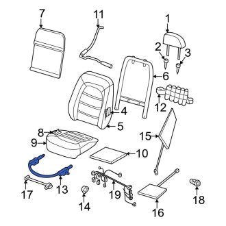 New OEM Right Seat Adjuster Fits, 2003-2005 Ford Explorer - Part # 2L2Z7862648AA