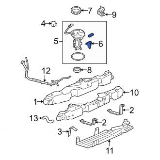 New OEM Fuel Tank Sending Unit Fits, 2002-2003 Ford Explorer - Part # 1L2Z9A299CB