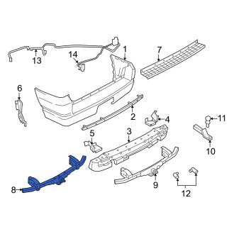 New OEM Rear Trailer Hitch Fits, 2002-2005 Ford Explorer - Part # 1L2Z19D520BB