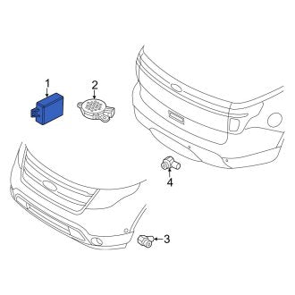 New OEM Parking Aid Control Module Fits, 2011-2012 Ford Explorer - Part # BB5Z15K866C