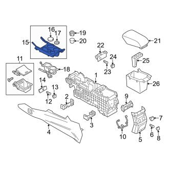 New OEM Automatic Transmission Shift Cover Plate Fits, 2015 Ford Explorer - Part # EB5Z78045A76FA