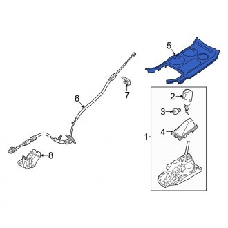 New OEM Automatic Transmission Shift Cover Plate Fits, 2012-2014 Ford Explorer - Part # DB5Z78045A76EA
