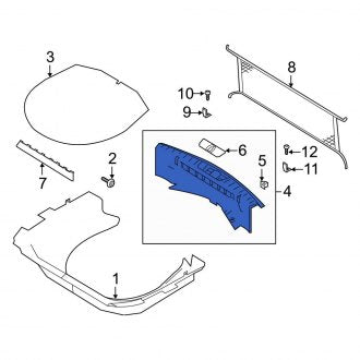 New OEM Rear Liftgate Trim Scuff Plate Fits, 2011-2015 Ford Explorer - Part # BB5Z7842624CE