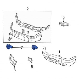 New OEM Front Right Jack Plug Cover Fits, 1999-2001 Ford Explorer - Part # XL2Z17E810AAA