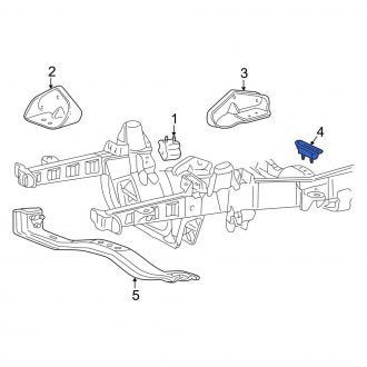 New OEM Automatic Transmission Mount Fits, 1995-1997 Ford Explorer - Part # F5TZ6068B