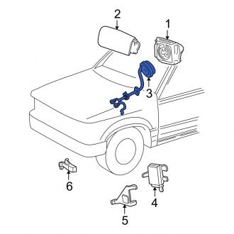 New OEM Air Bag Clockspring Fits, 1998 Ford Explorer - Part # F87Z14A664EC