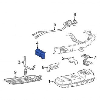 New OEM Fuel Tank Bracket Fits, 1995-2001 Ford Explorer - Part # F67Z9046AA