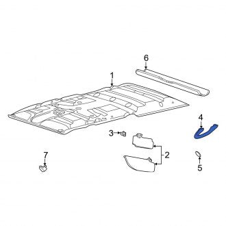 New OEM Rear Liftgate Pull Handle Fits, 2005 Ford Excursion - Part # 5C3Z1031406AAA