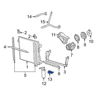New OEM A/C Accumulator Bracket Fits, 1995-2005 Ford Explorer - Part # F87Z19D607AA