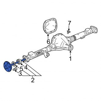 New OEM Rear Right Drive Axle Shaft Fits, 1995-2003 Ford Explorer - Part # 3L2Z4234AA