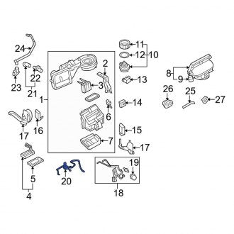 New OEM Front HVAC System Wiring Harness Fits, 2009-2010 Ford Explorer - Part # 9L2Z19C603B