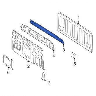 New OEM Rear Body Panel Fits, 2007-2010 Ford Sport Trac - Part # 7A2Z7840300C