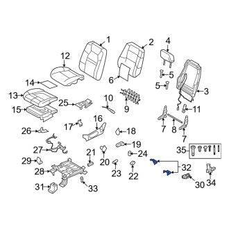 New OEM Seat Track Cover Fits, 2007-2010 Ford Sport Trac - Part # 6L2Z7861749AAC