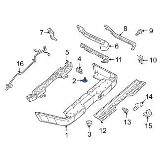 New OEM Rear Bumper Cover Screw Fits, 2007-2010 Ford Sport Trac - Part # W702706S439