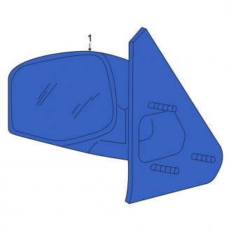 New OEM Right Door Mirror Fits, 1995-1997, 2001-2003 Ford Explorer - Part # F5TZ17682B