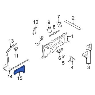 New OEM Floor Jack Cover Fits, 2003 Ford Explorer - Part # 1L2Z7845626AAB
