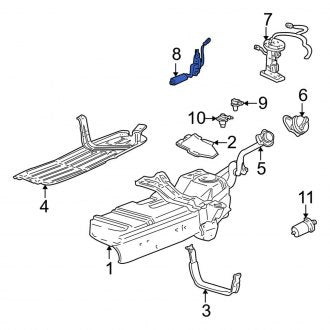 New OEM Fuel Tank Sending Unit Fits, 2002-2003 Ford Explorer - Part # 3L2Z9A299BA