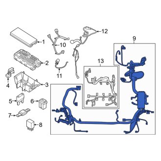 New OEM Front Engine Compartment Wiring Harness Fits, 2015 Lincoln MKC - Part # EJ7Z14290H