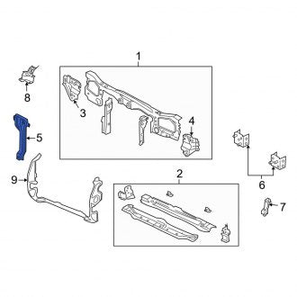 New OEM Front Hood Latch Support Fits, 2001-2004 Ford Escape - Part # YL8Z16C750AA