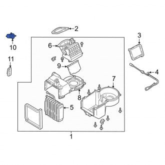 New OEM HVAC Air Inlet Door Actuator Fits, 2006-2007 Ford Escape - Part # 6L8Z18A318CA