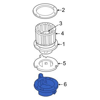 New OEM HVAC Blower Motor Cover Fits, 2001-2004 Ford Escape - Part # YL8Z18515AA
