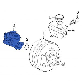 New OEM Brake Master Cylinder Fits, 2005-2007 Ford Escape - Part # 6L8Z2140C