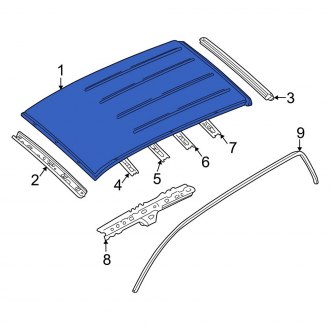 New OEM Roof Panel Fits, 2001-2007 Ford Escape - Part # YL8Z7850202AA