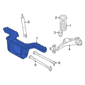 New OEM Rear Suspension Subframe Crossmember Fits, 2006-2008 Ford Escape - Part # 6L8Z5035B