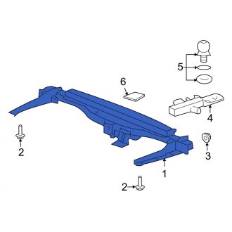 New OEM Rear Trailer Hitch Fits, 2001-2004 Ford Escape - Part # YL8Z17D826AC