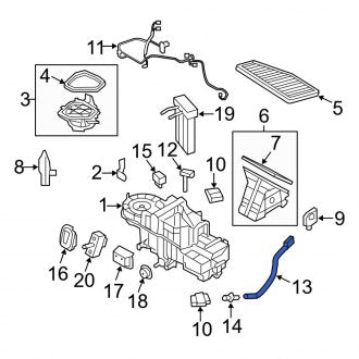 New OEM Lower A/C Evaporator Temperature Sensor Fits, 2008-2012 Ford Escape - Part # AL8Z19C734A