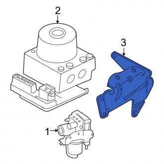 New OEM ABS Modulator Bracket Fits, 2008-2012 Ford Escape - Part # 8L8Z2C304A
