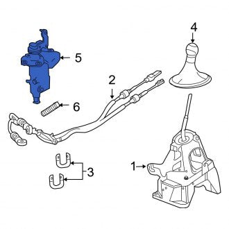 New OEM Manual Transmission Shifter Linkage Fits, 2008-2012 Ford Escape - Part # 6L8Z7F116AA