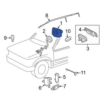 New OEM Steering Wheel Air Bag Fits, 2008 Ford Escape - Part # 8L8Z78043B13AB