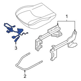 New OEM Right Power Seat Wiring Harness Fits, 2008-2012 Ford Escape - Part # 8L8Z14A699BA